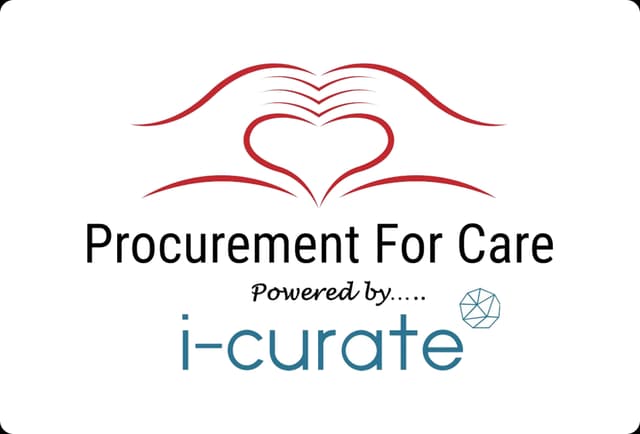 Procurement For Care Logo Powered by i-curate